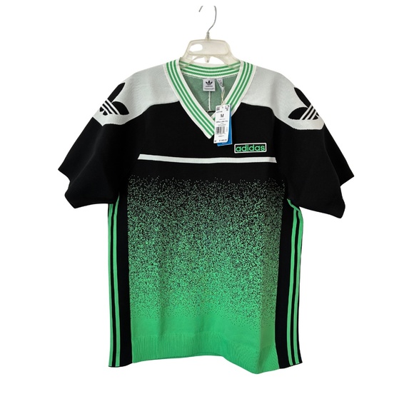 Adidas Originals Basketball Jersey Dress Black Green JJ3144 Women’s M Rare - Picture 7 of 15